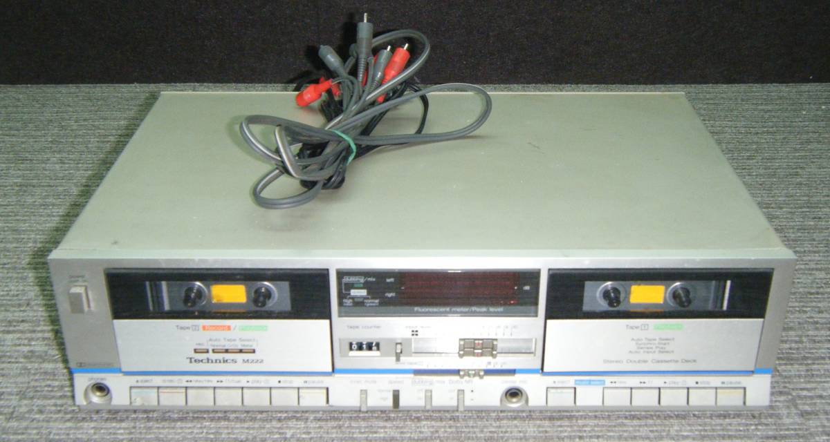 □Technics M222 カセットデッキ（YI キ6-139 Technics