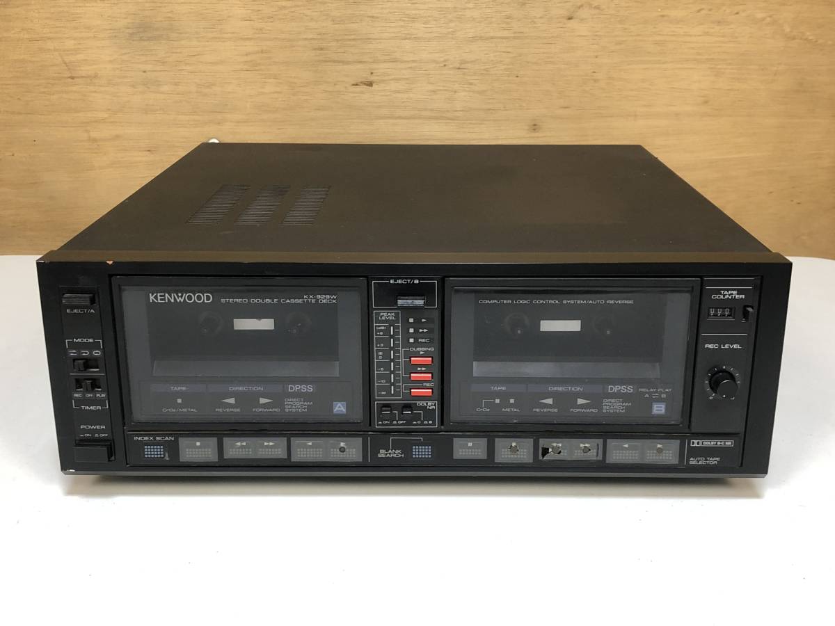 KENWOOD ケンウッド KX-929W ダブル カセット デッキ 【ジャンク