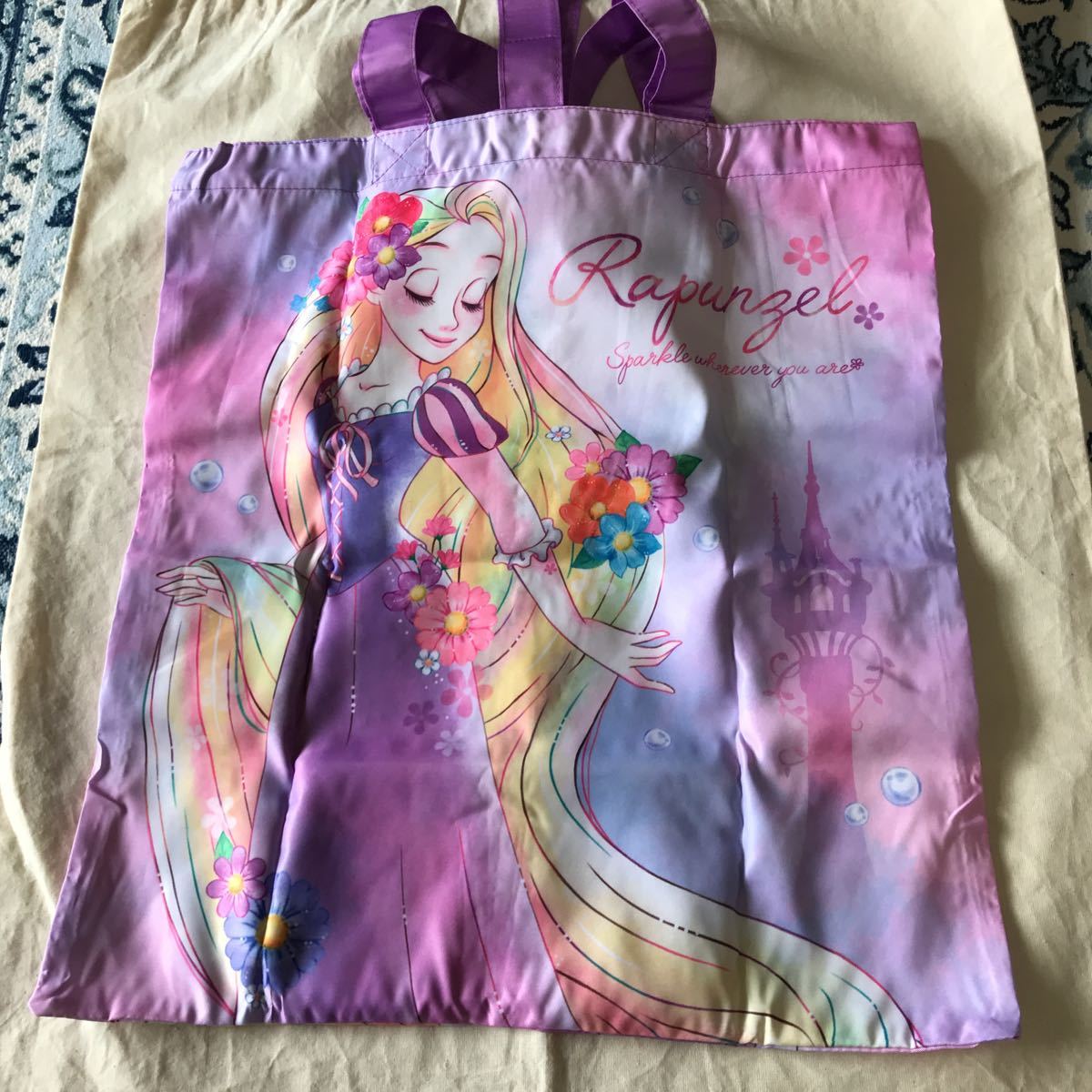 新品 送料込み ディズニー ラプンツェル トートバッグ レッスンバッグ エコバッグ ディズニーストア の落札情報詳細 ヤフオク落札価格情報 オークフリー スマートフォン版