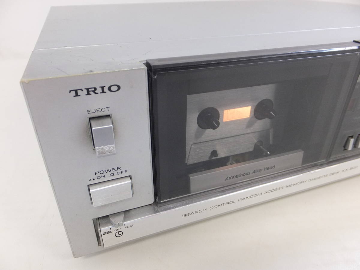 TRIOオーディオステレオカセットテープデッキ 録音 再生OK！