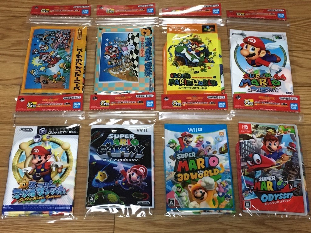 新品 一番くじ スーパーマリオブラザーズ いつでもマリオ コレクション G賞 パッケージ タオルコレクション 全8種セット の落札情報詳細 ヤフオク落札価格情報 オークフリー スマートフォン版