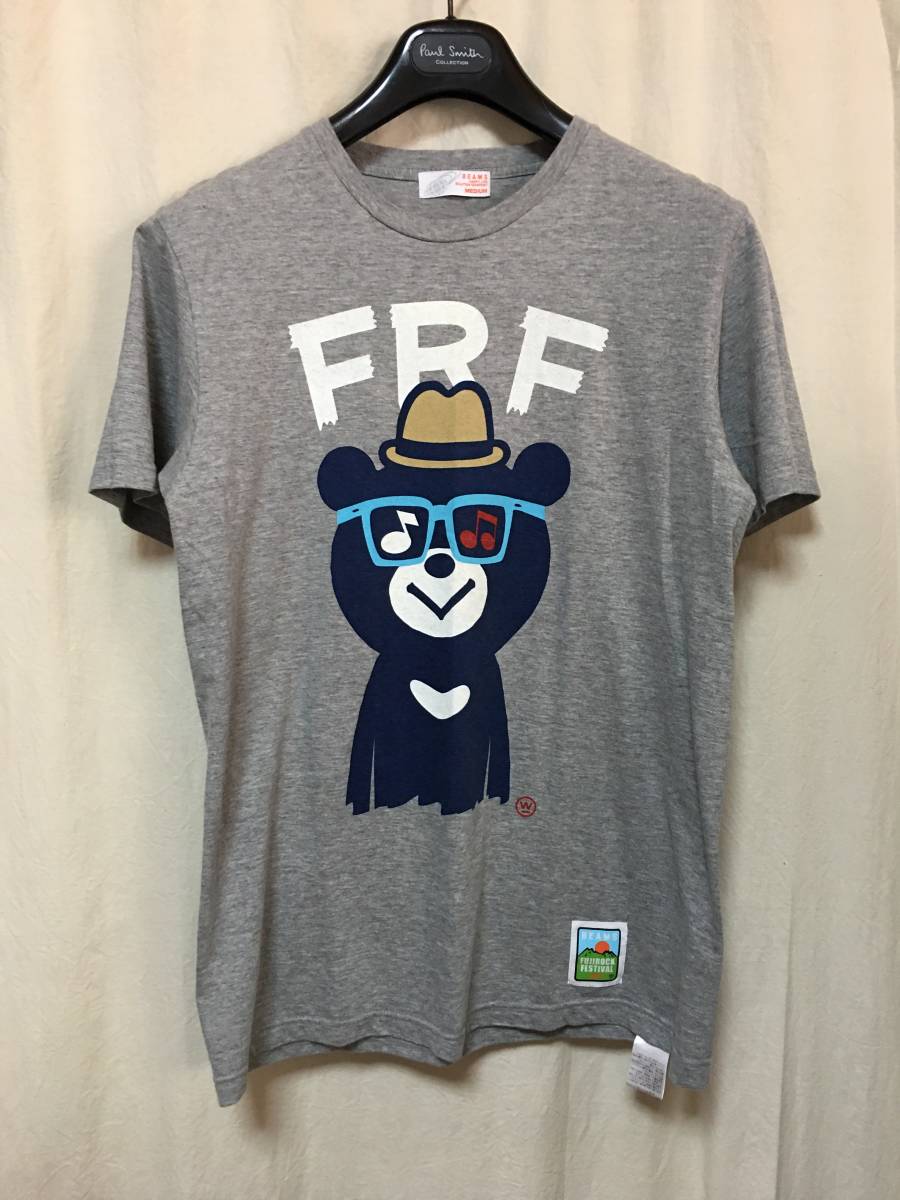 Beams Trf Fuji Rock Festival ビームス ティーアールエフ フジロックフェスティバル 11 プリントtシャツ グレー M 中古品 の落札情報詳細 ヤフオク落札価格情報 オークフリー スマートフォン版