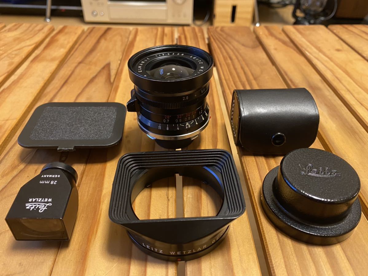 ライカ Elmarit-R 28mm f2.8 元箱 純正フード 純正フィルター 【公式通販】