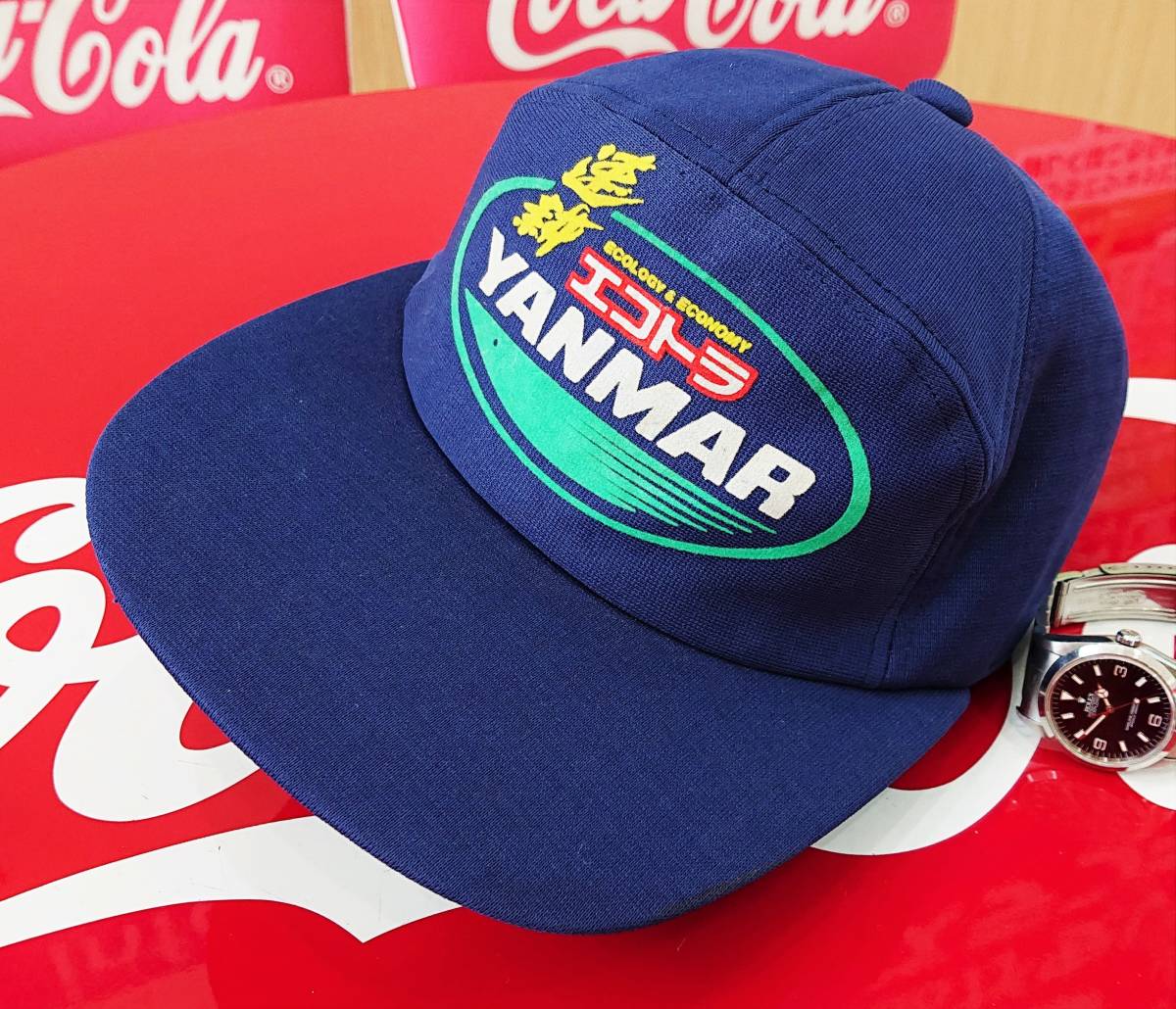 レア 非売品 ヤンマー 速耕 エコトラ Yanmar ネイビーカラー シルバーイラストロゴ 5パネルキャップ 帽子 船 帽子 サイズ Free の落札情報詳細 ヤフオク落札価格情報 オークフリー スマートフォン版