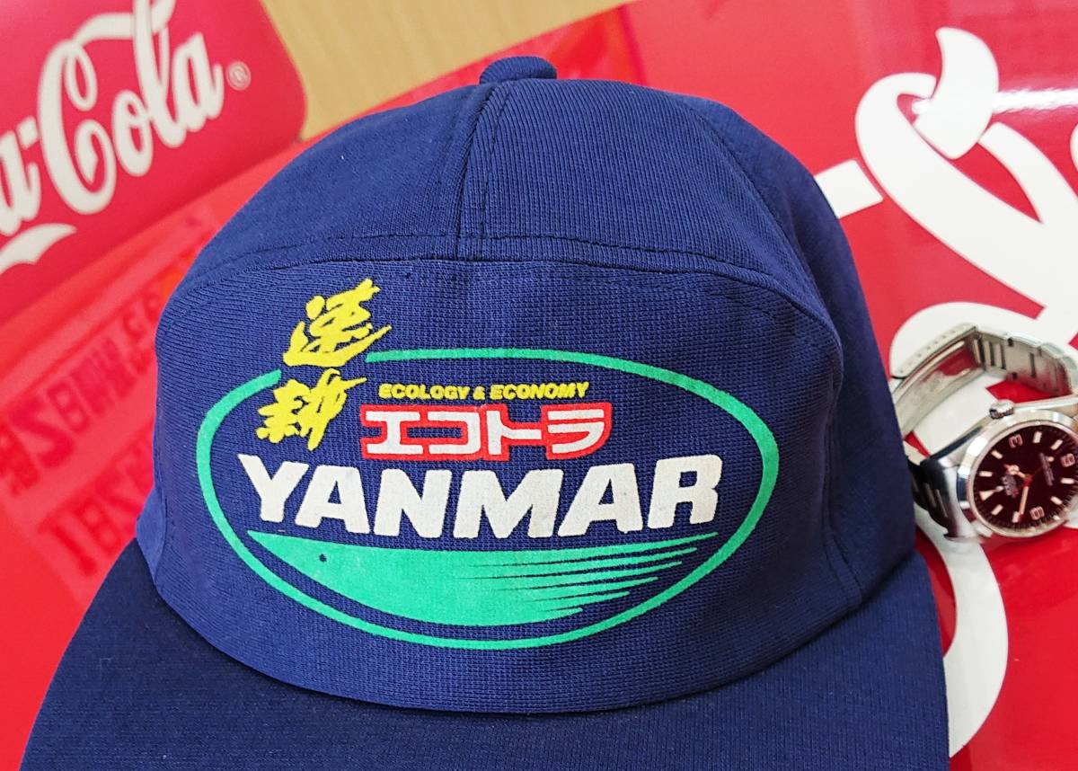 レア 非売品 ヤンマー 速耕 エコトラ Yanmar ネイビーカラー シルバーイラストロゴ 5パネルキャップ 帽子 船 帽子 サイズ Free の落札情報詳細 ヤフオク落札価格情報 オークフリー スマートフォン版