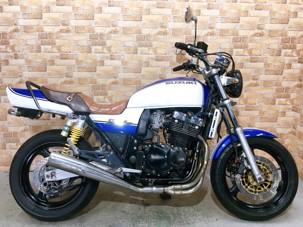 動画 検2年 スズキ GSX400インパルス ヨシムラマフラー クーリーカラー