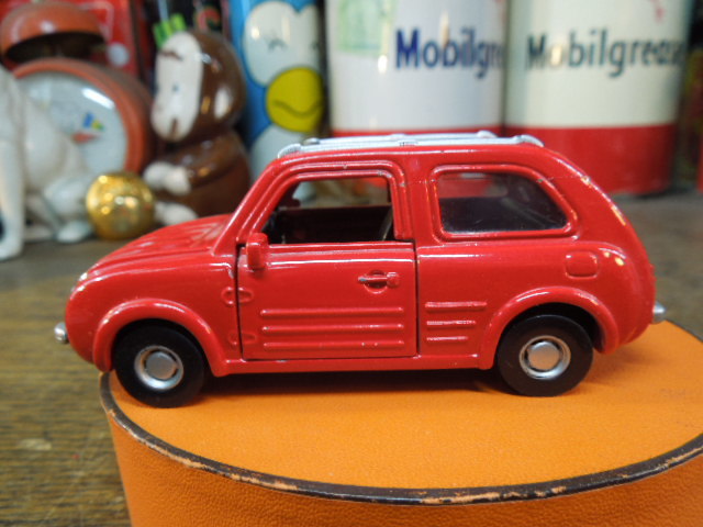 NISSAN PAO ヨネザワ ミニカー レトロ 車 レア 日産 1989 中古 Yonezawa 011-1989 Diapet NISSAN PAO SIDE ヨネザワ ダイヤ