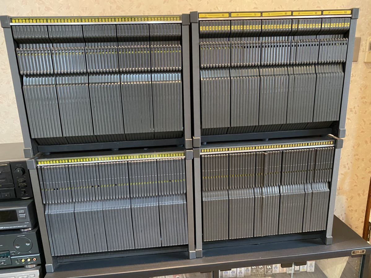 ④ LD カラオケ ディスクケース 22枚 カラオケ対応レーザーディスク