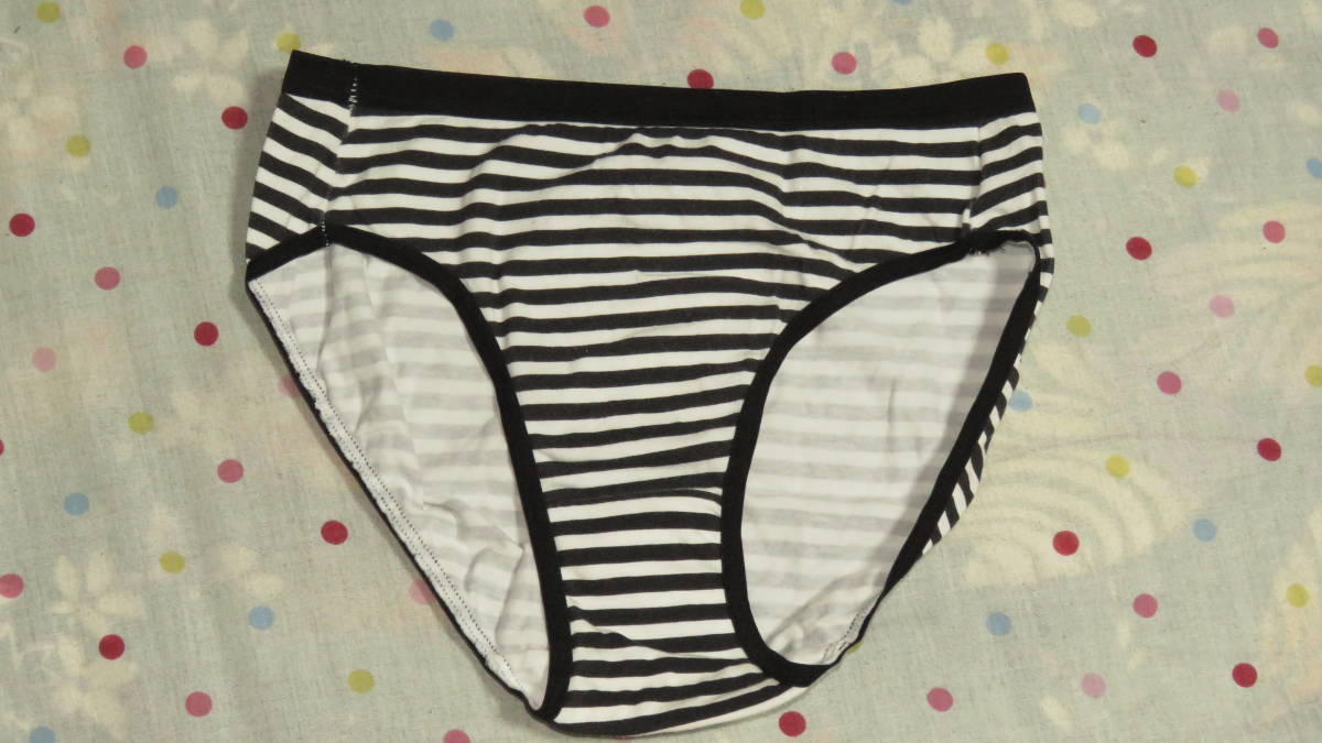 新品 しまむらレディースショーツスタンダードまた上浅め 白と黒のボーダー柄 L Ls 0６ の落札情報詳細 ヤフオク落札価格情報 オークフリー スマートフォン版