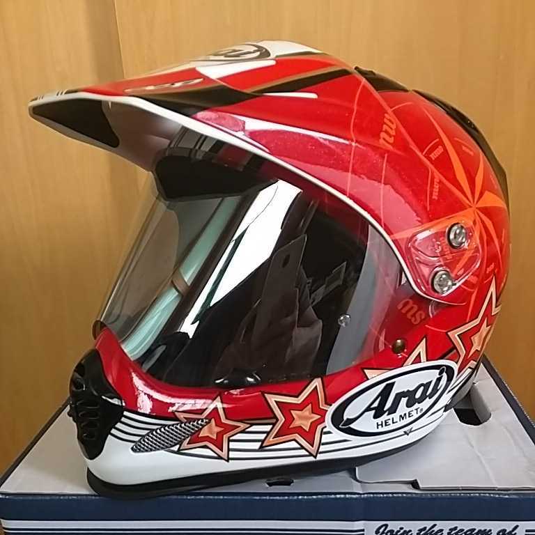 Araiヘルメット　ツアークロス3（オーロラ）Mサイズ※箱・袋・付属品付き Webike | Arai アライ TOUR CROSS 3 AURORA [ツアークロス3