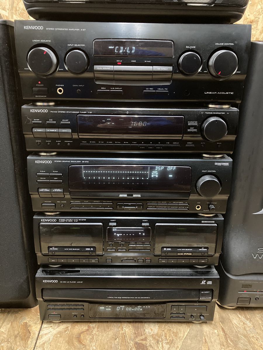 0713-40 KENWOOD システムコンポ スピーカー オムニスピーカー