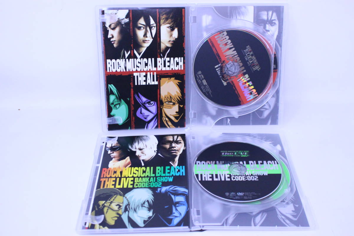 即決 中古dvd 非売品 収納box Rock Musical Bleach ブリーチ The All Rock Musical Bleach The Live Bankai Show Code 002 2本セット の落札情報詳細 ヤフオク落札価格情報 オークフリー スマートフォン版
