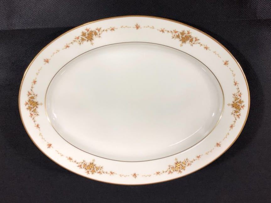 アンティーク レトロ Noritake Ivory China 7549 ノリタケ Suffolk 8650 金色小花のオーバル皿 6044 7549 の落札情報詳細 ヤフオク落札価格情報 オークフリー スマートフォン版