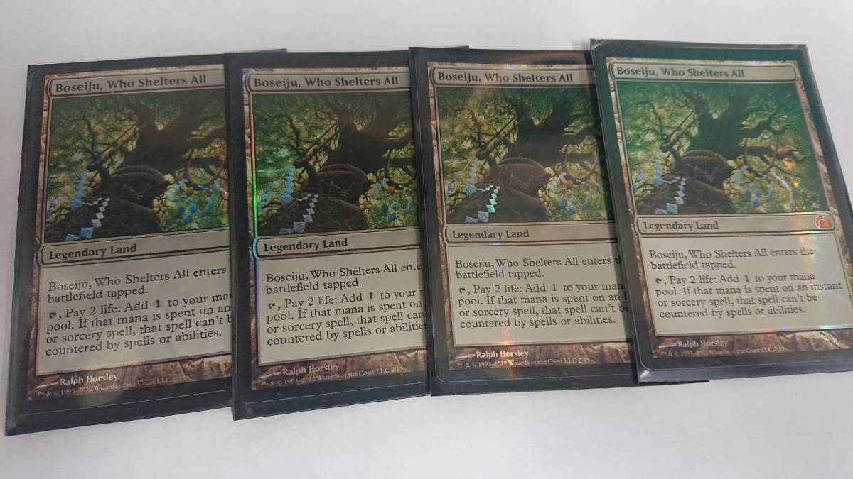 FOIL すべてを護るもの、母聖樹 MTG EX]すべてを護るもの、母聖樹/Boseiju, Who Shelters All《日本語》【CHK】