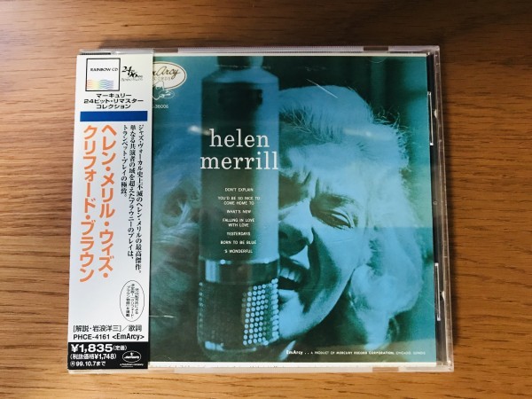 J Cd ヘレン メリル ウィズ クリフォード ブラウン 帯付き Helen Merrill With Clifford Brown の落札情報詳細 ヤフオク落札価格情報 オークフリー スマートフォン版