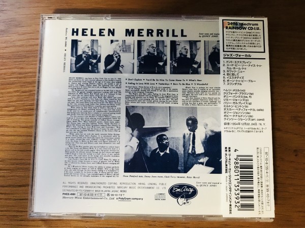 J Cd ヘレン メリル ウィズ クリフォード ブラウン 帯付き Helen Merrill With Clifford Brown の落札情報詳細 ヤフオク落札価格情報 オークフリー スマートフォン版