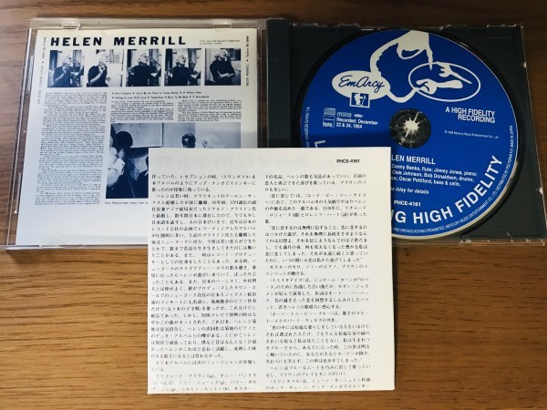 J Cd ヘレン メリル ウィズ クリフォード ブラウン 帯付き Helen Merrill With Clifford Brown の落札情報詳細 ヤフオク落札価格情報 オークフリー スマートフォン版