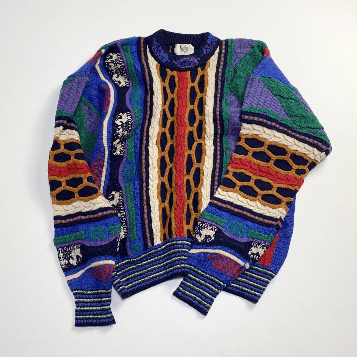 COOGI - モディリアーニ Modigliani ニット セーター クージー 総柄 3D
