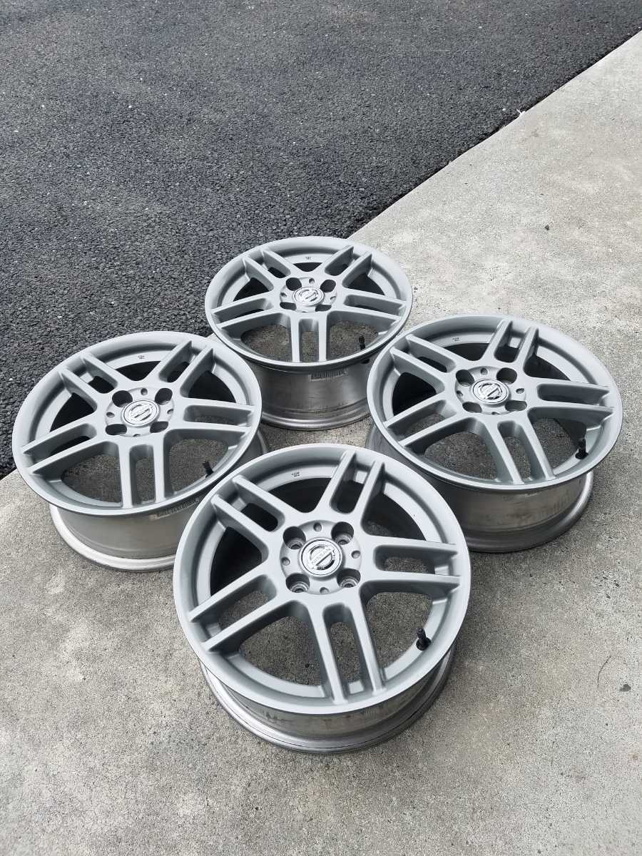 日産 k12 マーチ 12SR 純正 ホイール エンケイ 中古 4本 流用などにの