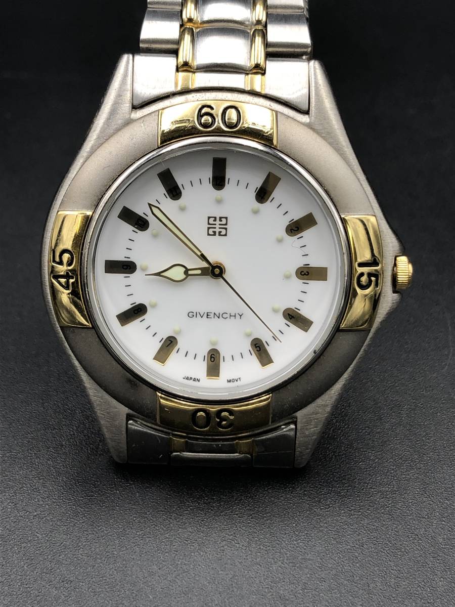 腕時計 Givenchy ジバンシィ Rs 110 Xv メンズクォーツ Ba724 の落札情報詳細 ヤフオク落札価格情報 オークフリー