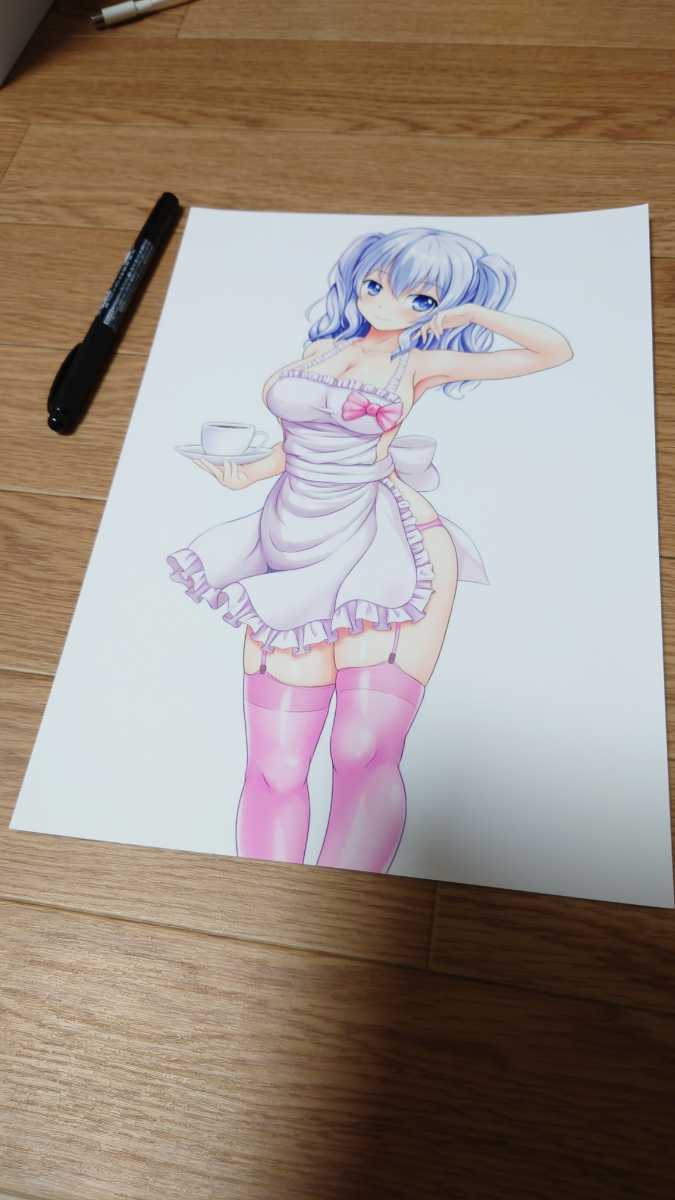 新品 ポスター風 イラストカード B5 艦これ 銀髪ツインテールエプロン の落札情報詳細 ヤフオク落札価格情報 オークフリー スマートフォン版