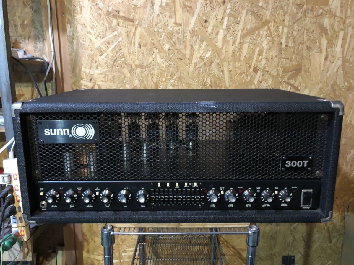 SUNN 300T 300W真空管アンプ ジャンク FENDER BASSMAN 300 6550×6