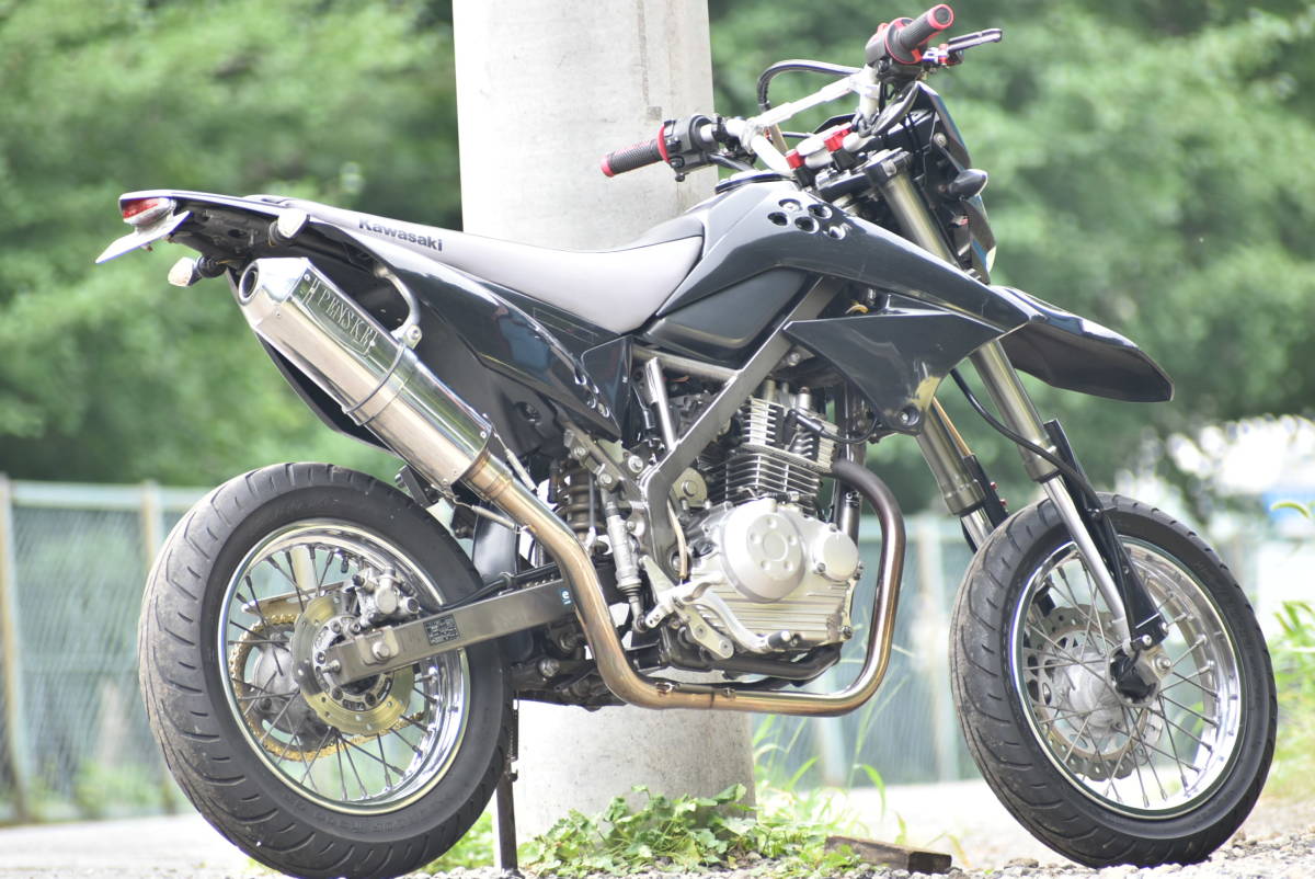 Kawasaki Dトラッカー125 Pensukeマフラー バックステップ Wako Sオイル交換済 下取り全国配送も可能です 彡klx125 の落札情報詳細 ヤフオク落札価格情報 オークフリー スマートフォン版