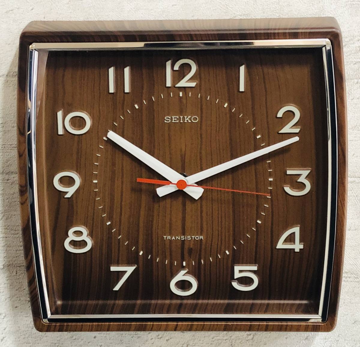 SEIKO TRANSISTOR 壁掛け時計 トランジスタクロック TTX-630 木材 時計