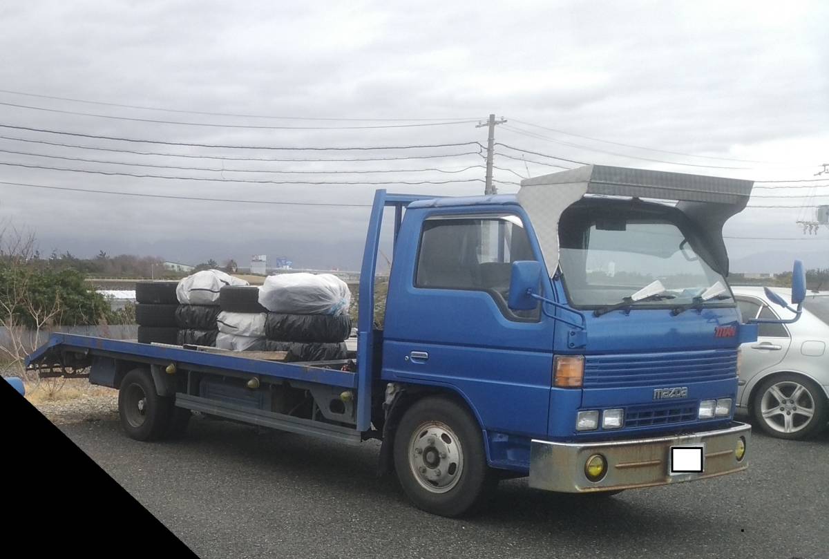 マツダ タイタン 2トントラック 2t平 低床 ワイドロー 積載車 4lディーゼル 部品取り ミッションブロー 現状渡し 自走不可 総重量5トン の落札情報詳細 ヤフオク落札価格情報 オークフリー スマートフォン版