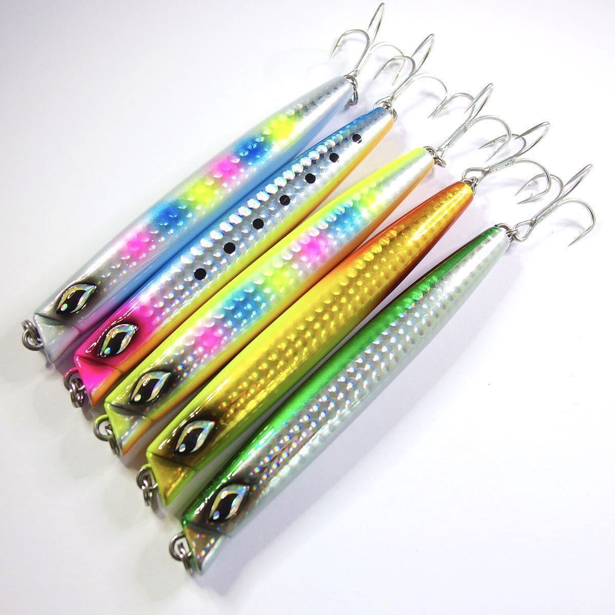 新品 Momoルアー ジグミノー 105mm 47g 5本 St 46 3装備 ダイワ シマノ ジャンプライズ 飛びキング 105 かっ飛び棒 ぶっ 飛び君 磯ヒラ ヒラメに の落札情報詳細 ヤフオク落札価格情報 オークフリー スマートフォン版