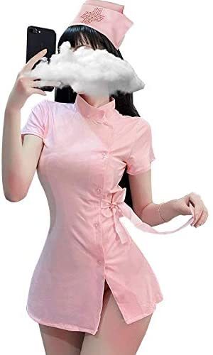 新品】ナース 酸っぱかっ コスプレ ピンク 看護婦さん セクシー かわいい