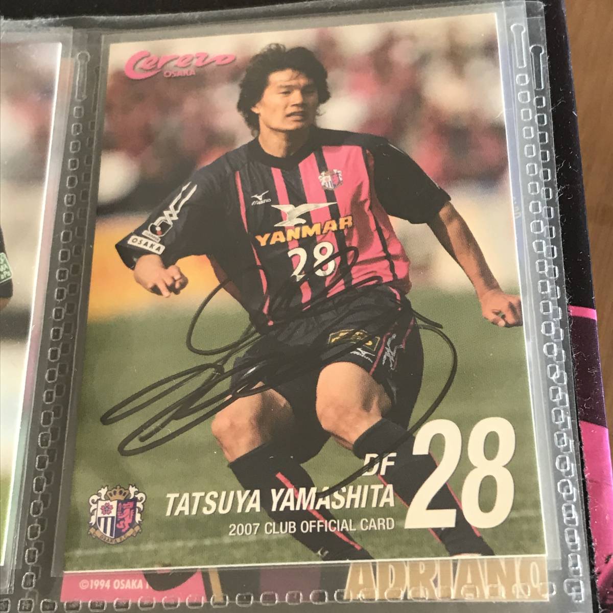 南野選手セレッソ大阪時代の直筆サイン色紙-【美品☆大容量