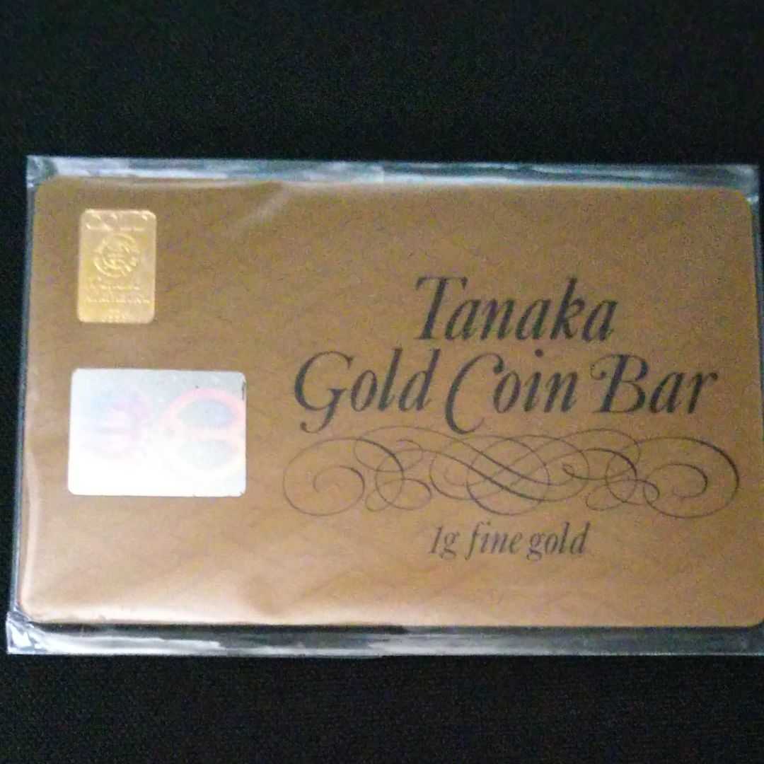 新品】純金1gインゴット 田中貴金属ゴールドバーカードの落札情報詳細