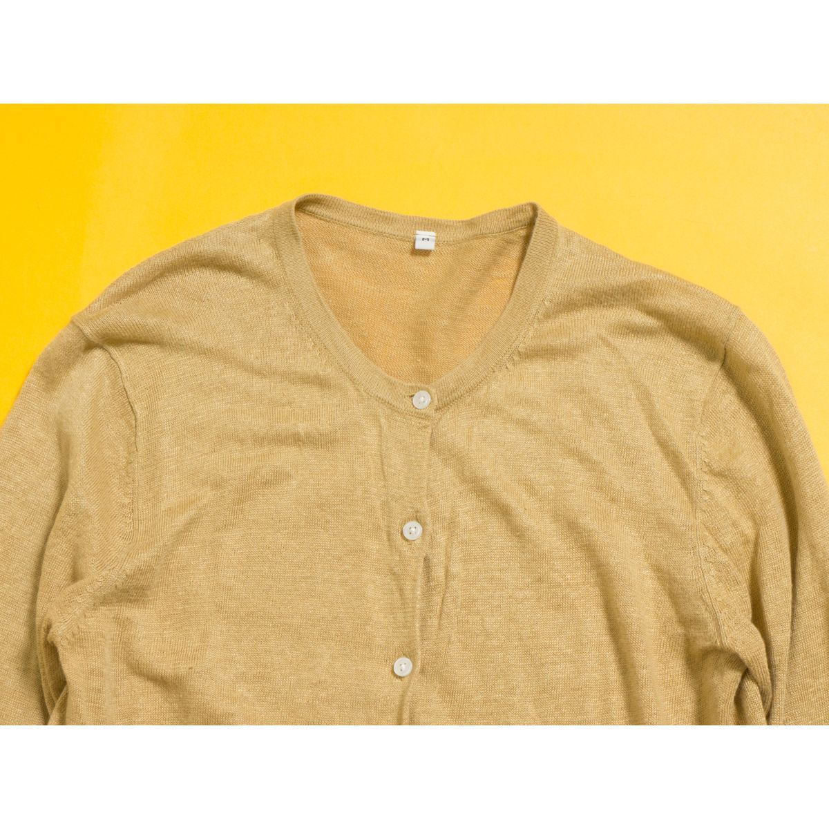 メール便 Muji 無印良品 リネンカーディガン マスタード 長袖 麻100 クルーネック 洗濯可 M シンプル ベーシック 無地 大人カジュアル の落札情報詳細 ヤフオク落札価格情報 オークフリー スマートフォン版