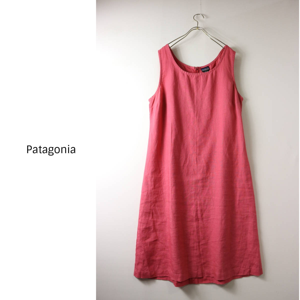 パタゴニア Patagonia 洗える 大きいサイズ 麻100 きれい色ノースリーブワンピース 14サイズ S M 4716 の落札情報詳細 ヤフオク落札価格情報 オークフリー スマートフォン版
