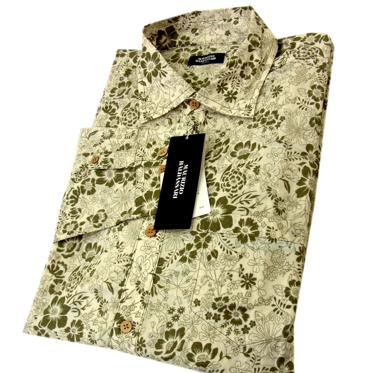 新品 1円 新品 定価 19 950 マウリッツオバルダサリー 花柄 長袖シャツ 柄シャツ ワイシャツ メンズトップス Maurizio Baldassari の落札情報詳細 ヤフオク落札価格情報 オークフリー スマートフォン版