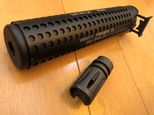 美品 KACタイプ NT-4 QDサイレンサー フラッシュハイダーセット M4