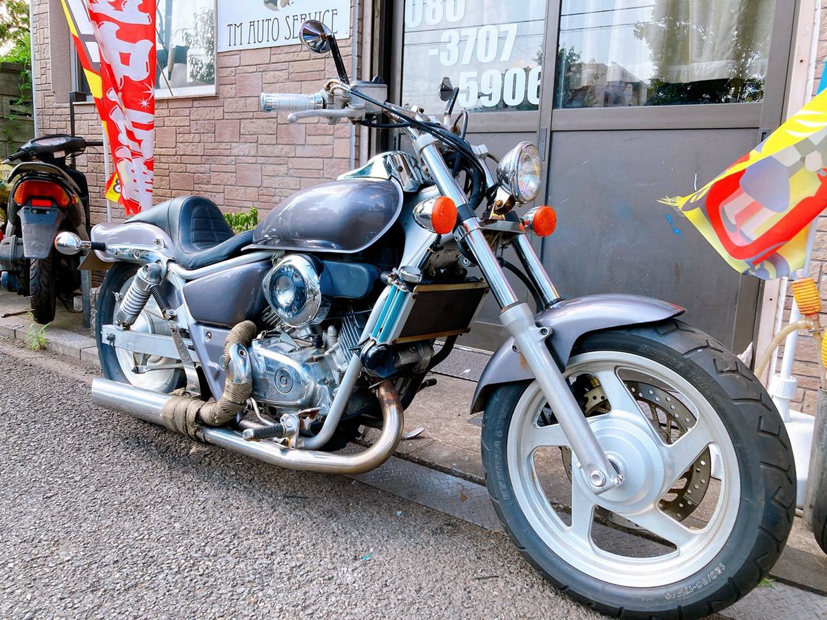 ☆33万円 マグナ250 セル1 実働車 ホンダ ETC付き！マグナ MC29 アメリカン