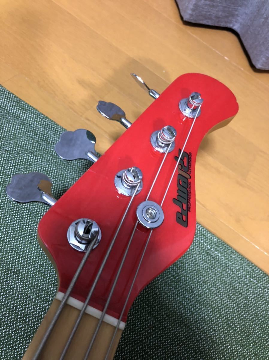 Edwards BUZZ BASS L'Arc-en-Ciel TETSUYAモデル キルトメイプル ESPの