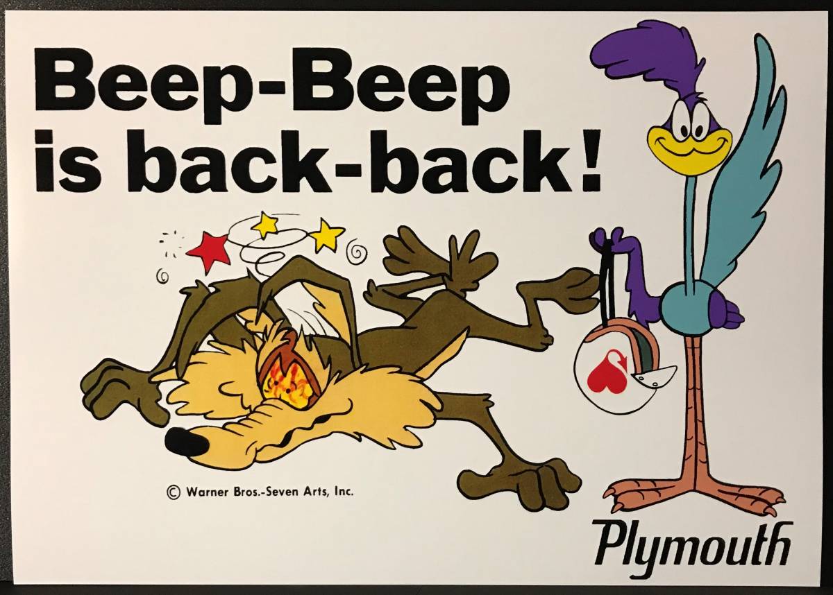 新品 1969 ロードランナー ワイリーコヨーテ A3アートポスター Mopar Plymouth プリムス モパー マッスルカー Dodge 世田谷ベース アメ車 の落札情報詳細 ヤフオク落札価格情報 オークフリー スマートフォン版