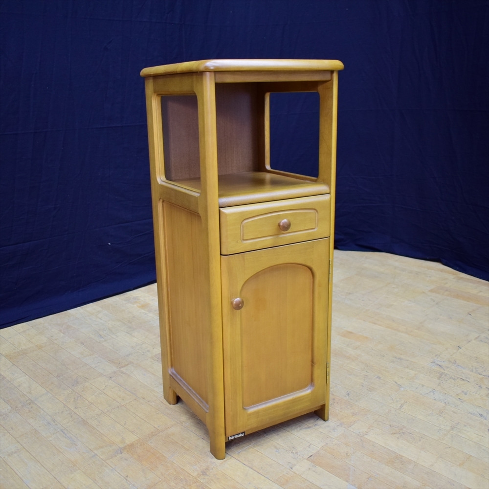 特価】karimoku オールドカリモク キャビネット 電話台 花台 FAX台