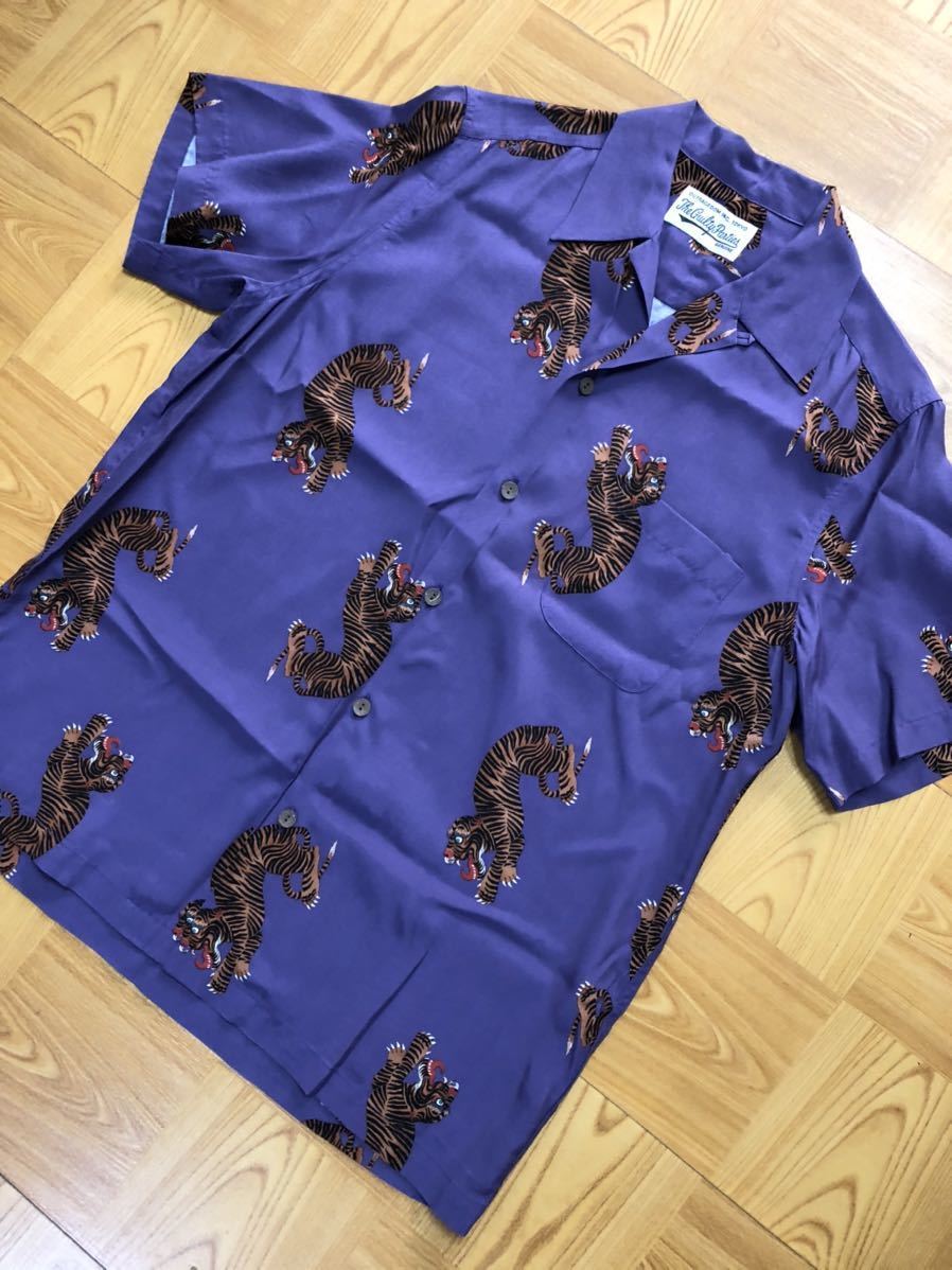 ワコマリア アロハシャツ タイガー 虎 パープル 紫 WACKO MARIA（シャツ）のフリマアイテム一覧