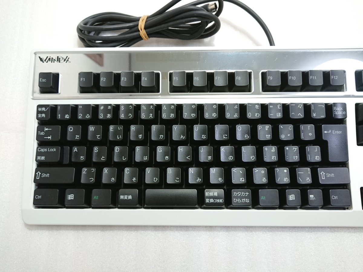 □WiNDy VANGUARD V101 PS/2 キーボード 星野金属 ミネベア RT6656TWJP