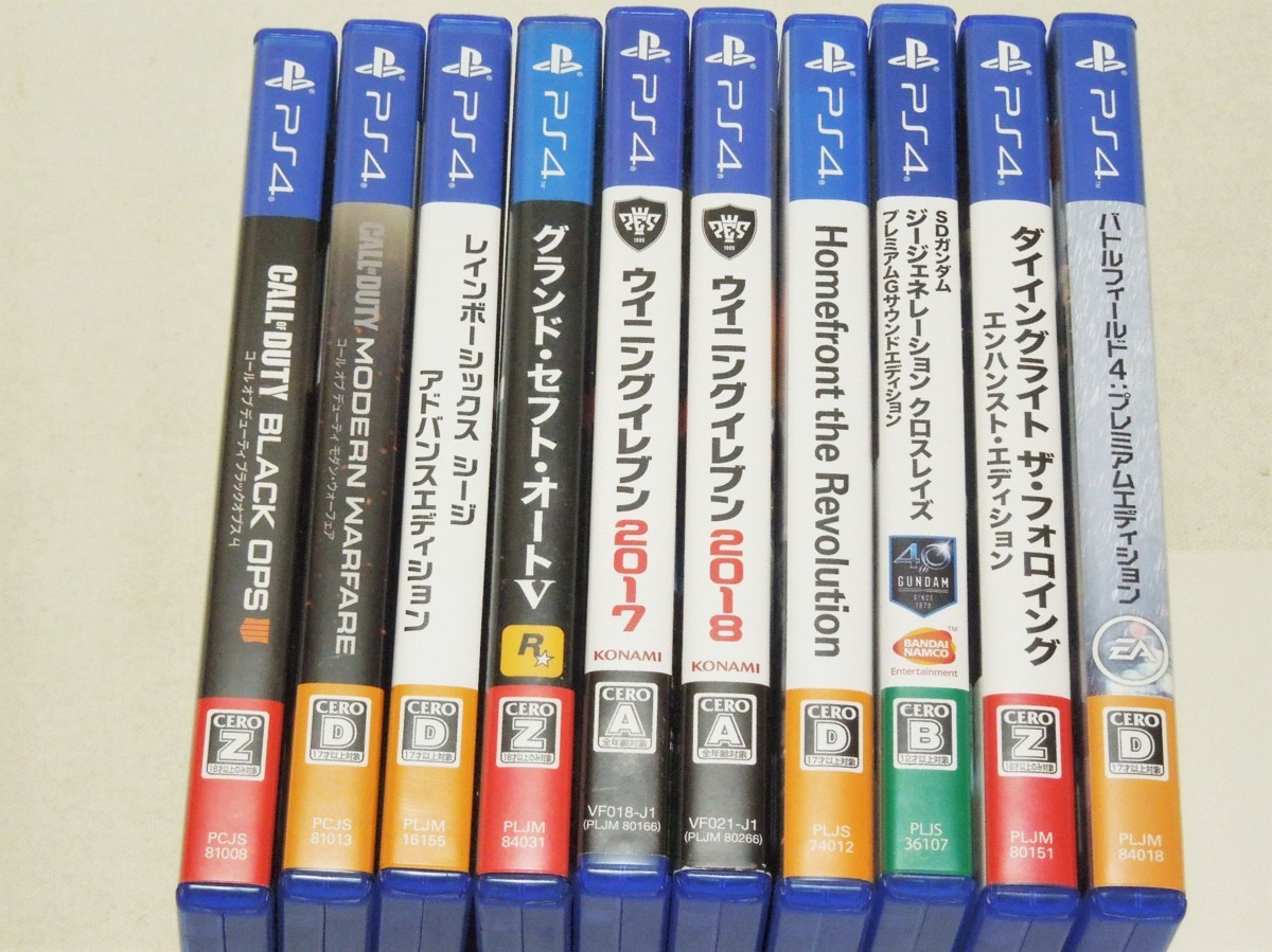 048a Ps4ソフト バトルフィールド4 レインボーシックスシージ など 10本まとめて ジャンク の落札情報詳細 ヤフオク落札価格情報 オークフリー スマートフォン版