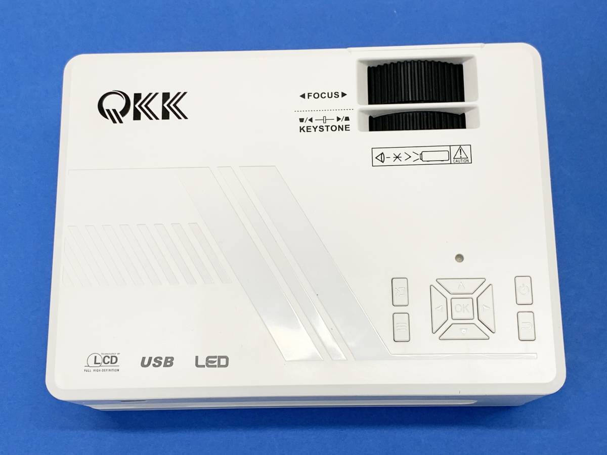 QKK 小型プロジェクター 本体 ブラック QKK 小型プロジェクター 本体