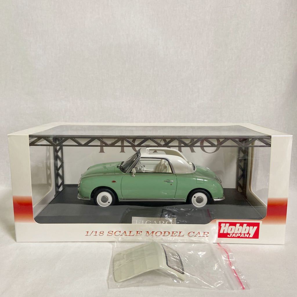 絶版 Hobby JAPAN 1/18 Nissan FIGARO emerald ホビージャパン 日産