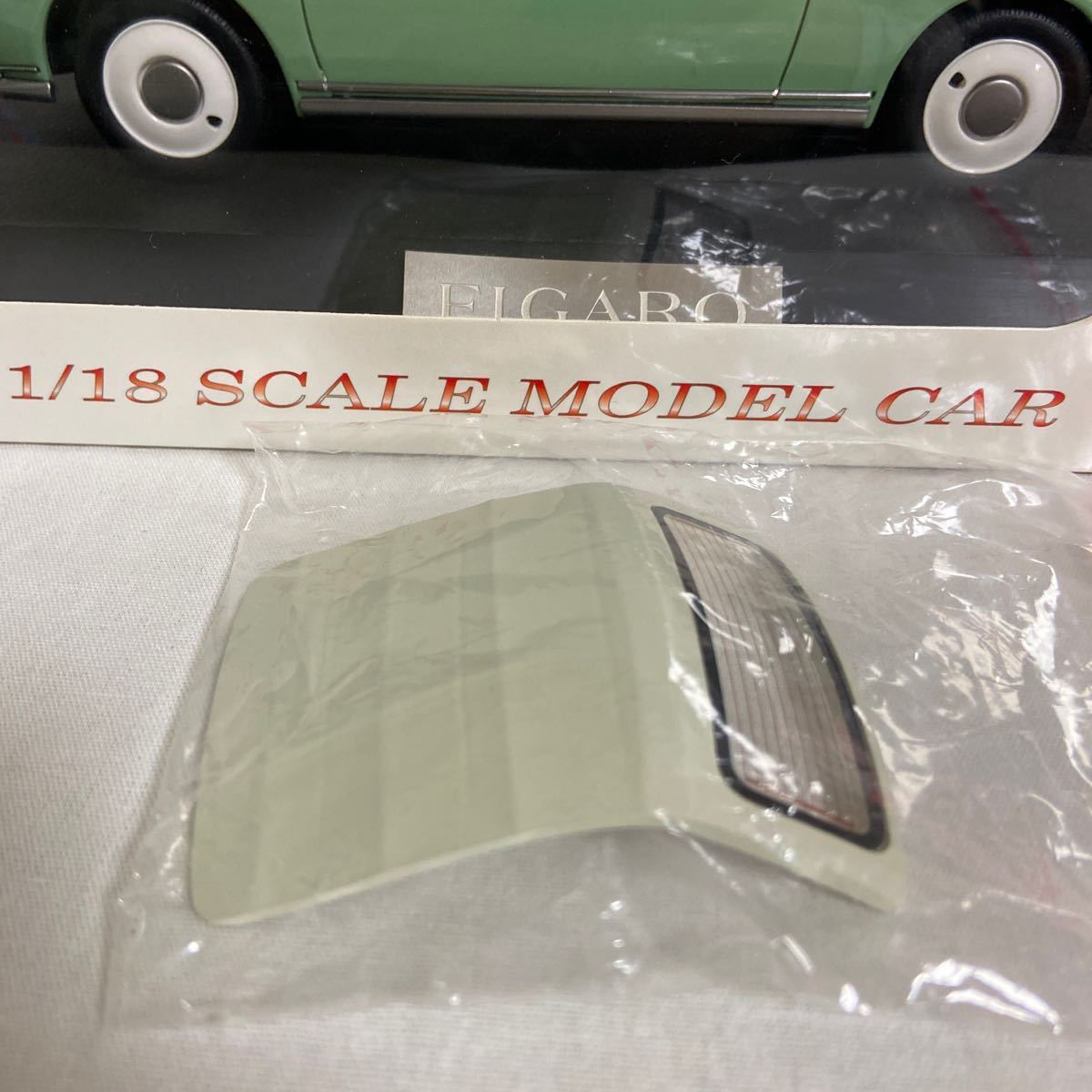 絶版 Hobby JAPAN 1/18 Nissan FIGARO emerald ホビージャパン 日産