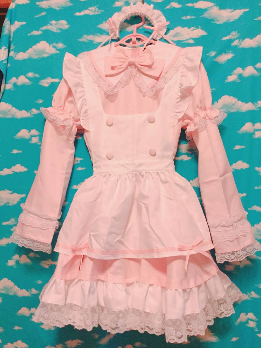 【試着のみ】BODYLINE  ロリィタ　メイド フリルドワーズ　ドレス　姫ロリ 試着のみ】BODYLINE ロリィタ メイド フリルドワーズ ドレス 姫