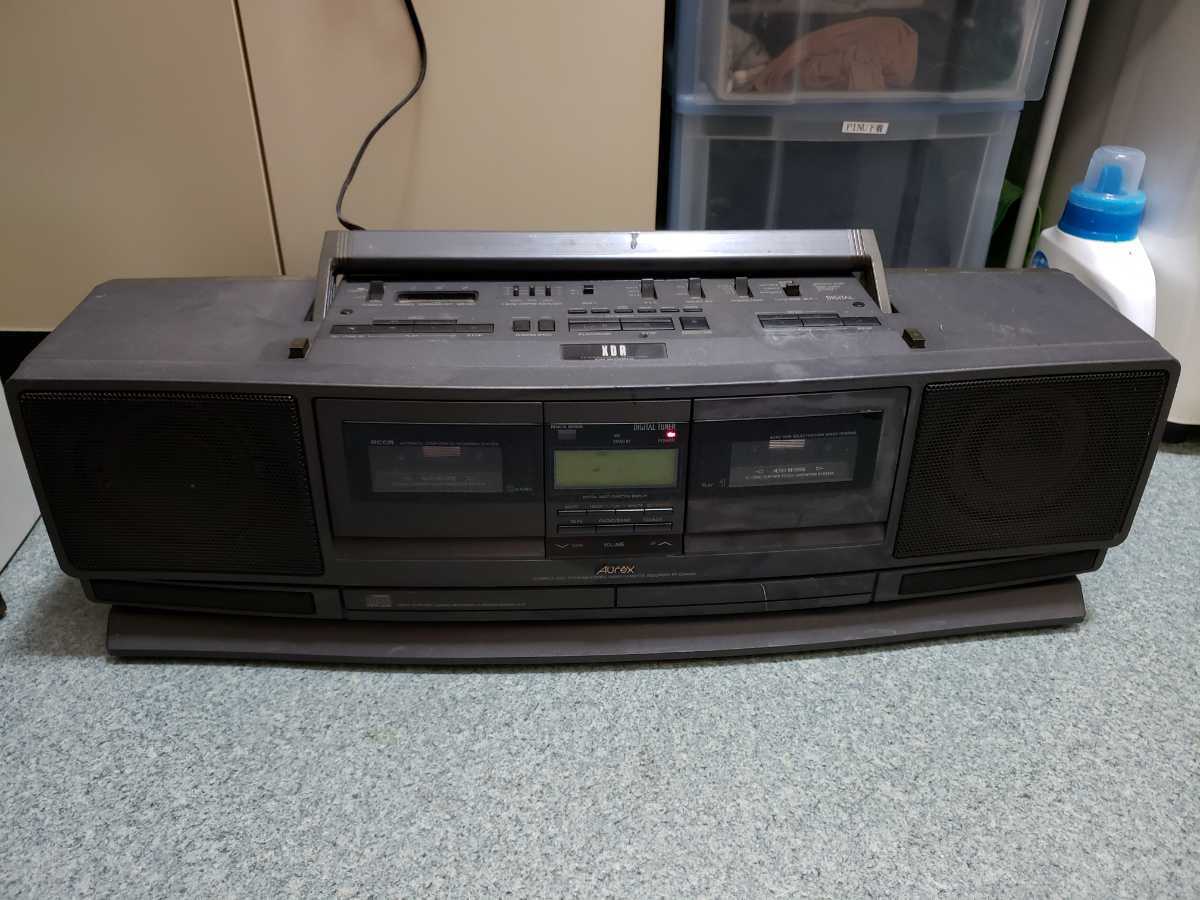 □TOSHIBA 東芝 Aurex CDラジカセ RT-CDW88X 状態まずまず良好 現状