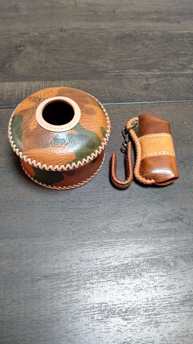 Pinoworks ピノワークス 250用 Od缶カバー Sotoスライドガストーチ レザーカバーセット Kamo柄 Used品 の落札情報詳細 ヤフオク落札価格情報 オークフリー スマートフォン版